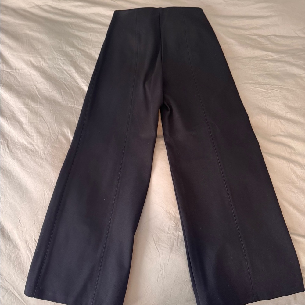 Black Banana Republic Wide-Leg Everywhere Ponte Pants - Picture 9 of 13